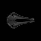 Fizik Vento Argo 00 racing saddle with ergonomic cut-out and carbon rails, designed for lightweight cycling performance.