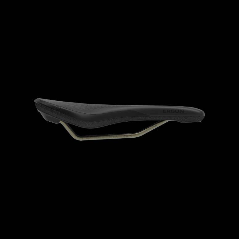 Ergon SR Allroad Core Pro saddle with 3D damping for comfort, designed for versatile cycling on bike components.
