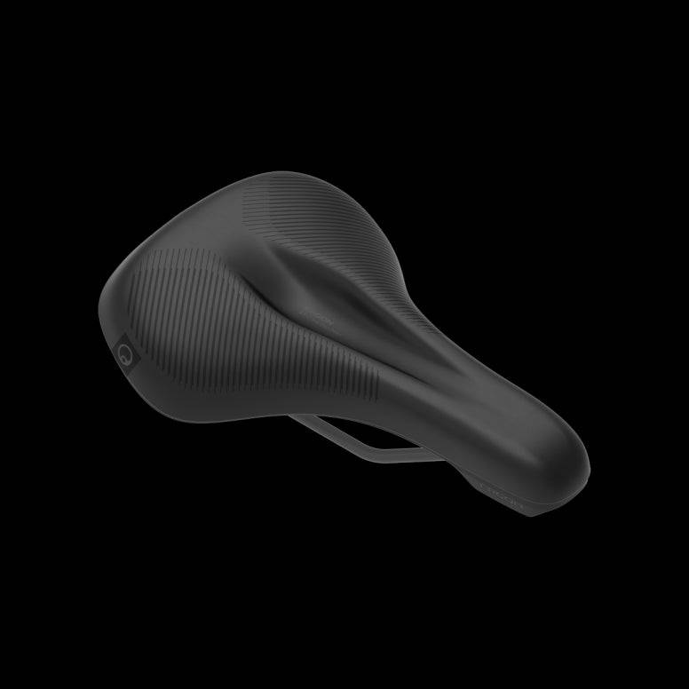 Ergon ST Core Evo men's ergonomic touring and e-bike saddle with supportive design and comfortable padding for cycling.