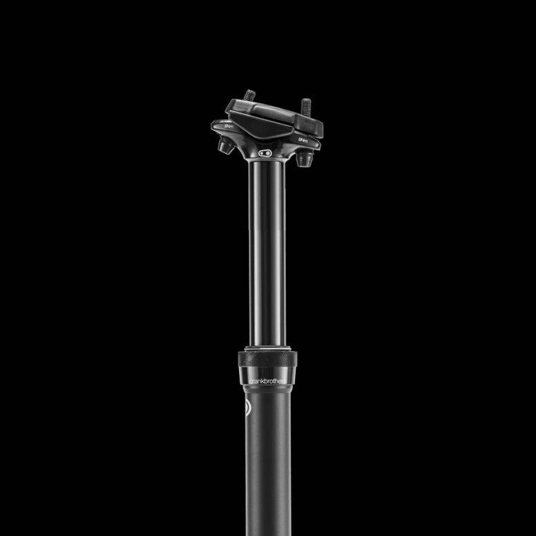Crankbrothers Highline XCG black dropper seatpost for XC and gravel bikes, 27.2mm diameter, 60mm travel, component bike part