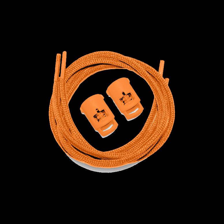 Crank Brothers coloured Speedlace replacement for MTB shoes Stamp Mallet E, showcasing vibrant laces on a shoe.
