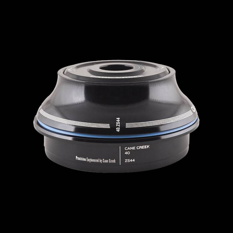 Cane Creek Headset 40 ZS44/28.6 bike steering component with sealed bearings, black metal finish, and precise fitting for bicycles.