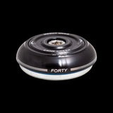 Cane Creek 40 IS42/28.6 headset with clip-seal and sealed bearings for smooth steering, showing the headset components.