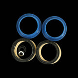 Enduro Bearings fork seals kit with dual-lip oil and wiper seals for smooth suspension performance, shown in the image.