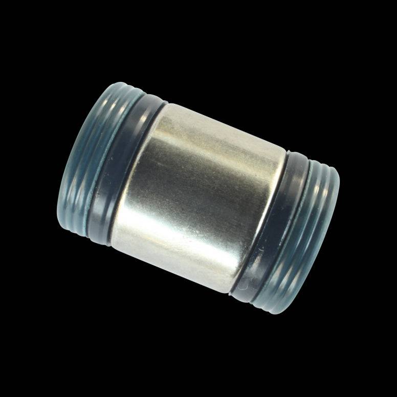 Enduro Bearings 6mm shock needle bearings with installation hardware for rear shock eyelets, durable motorcycle suspension components.