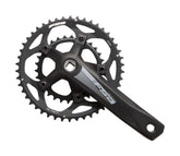 FSA Tempo Adventure JIS 2x10 speed crankset with 46/30T chainrings and 172.5mm crank arms, shown from side view.