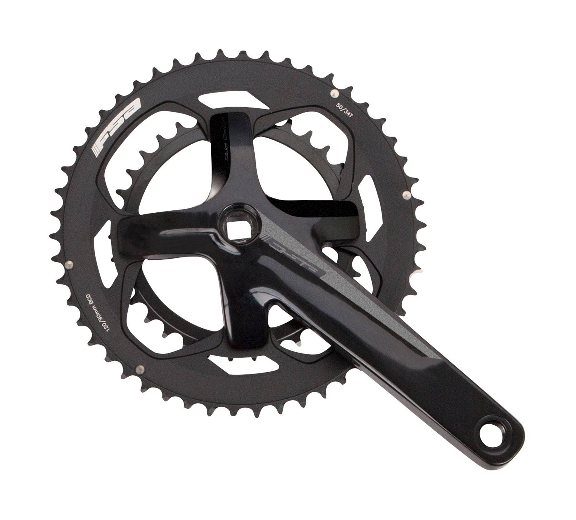 FSA Vero Pro JIS 2X11 Alloy Road Chainset V21B Square Taper