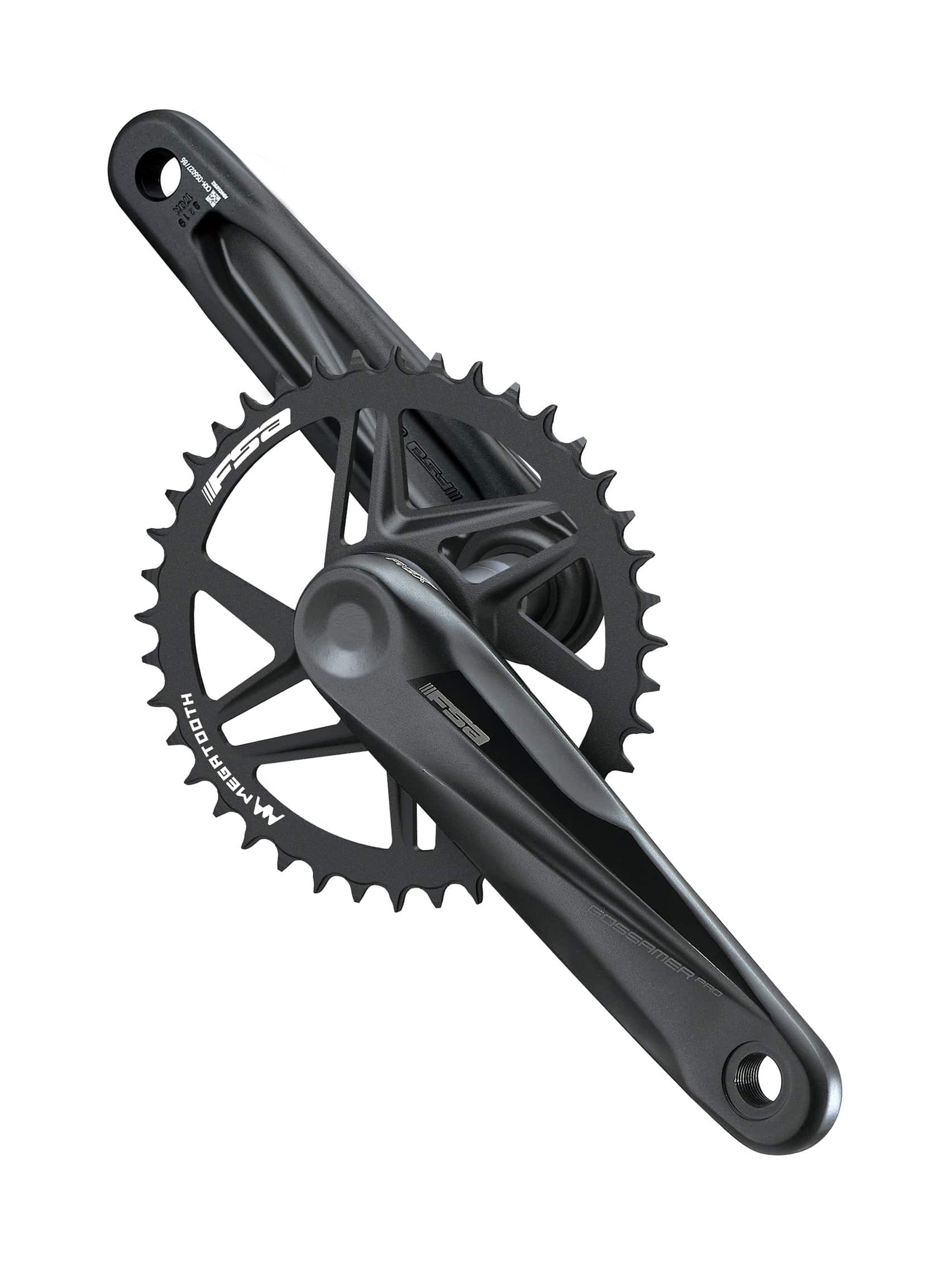 FSA Gossamer AGX+ MegaExo 24mm 1x12 Gravel Alloy Chainset SH12 V24