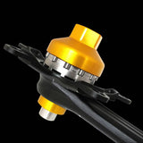 Enduro Bearings Rotor Crank Spider Tool for 24mm and 30mm lockring maintenance, workshop use, durable bike maintenance tool.
