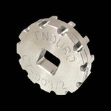 Enduro Bearings Rotor Crank Spider Tool for 24mm and 30mm lockring maintenance, used in bike workshop repairs.