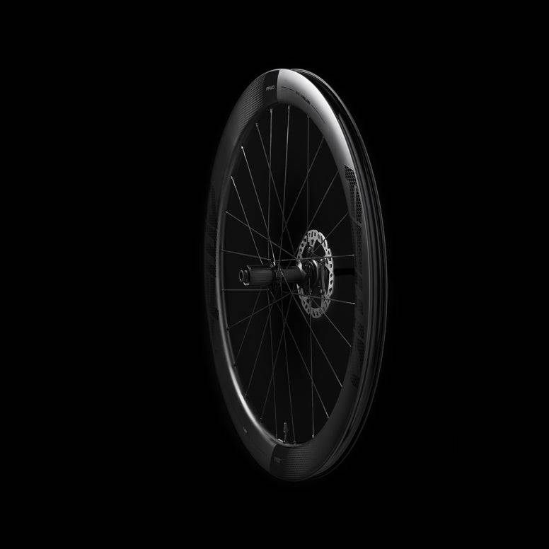 Fast Forward RYOT55 tubular 55mm disc brake wheelset with DT240 Centrelock hubs and Shimano carbon black rims.