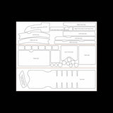 bike shield frame protection full pack for brompton p86420