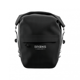 Brooks Scape waterproof pannier with Klick Fix® attachment for bike racks, designed for durable bike storage and commuting.
