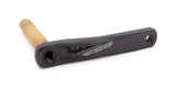 FSA Gamma Pro MegaExo left hand bike crank arm with 24mm spindle for replacement, showing the crank arm details.