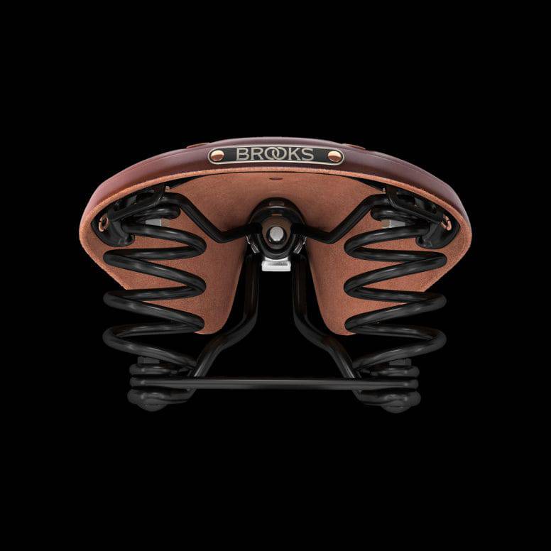 Brooks Flyer Special saddle for cycling, showing its durable, comfortable design ideal for long-distance riding.