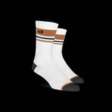 Crank Brothers Icon MTB Socks with breathable fabric and compression fit, designed for mountain biking comfort.