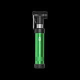 Crank Brothers Gem short hand pump with dual valve presta and Schrader adapters, compact bike pump for portable tire inflation.