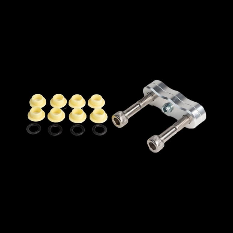 Cane Creek eeSilk 2.0 and eeSilk+ seatpost bushing kit with press tool, bike components for smooth seatpost installation.