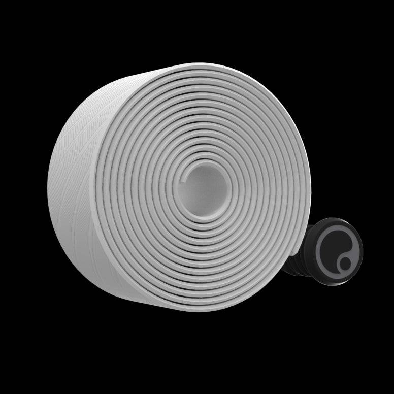 Ergon Allroad bike handlebar tape with comfortable, vibration-absorbing cushioning, shown wrapped around bicycle handlebars.