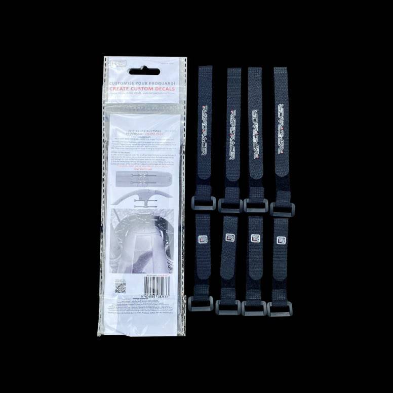 Black Rapid Racer ProGuard V2 hook and loop straps, pack of 8, secure fasteners for accessories, by RRP.