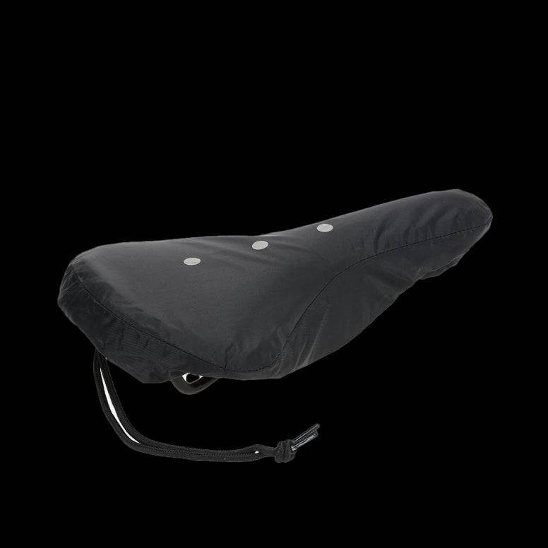 Brooks leather saddle rain cover protecting bicycle saddle from rain and moisture, designed as a spare accessory.