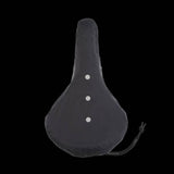 Brooks leather saddle rain cover for bike seats, durable protective accessory, designed to shield saddle from rain and moisture.