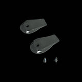 Pair of Fizik R1B replacement skid plates for shoe sole protection and durability, shown on a shoe sole.