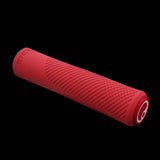 Ergon GXR mountain bike grips with AirCell rubber for shock absorption and comfort, designed for ergonomic handling.