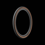 Pirelli Cinturato Gravel S Classic tan tubeless-ready tyre with 700x50c size and SpeedGRIP TechWALL for gravel cycling.