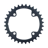 FSA Adventure Road 2x11 speed chainring in black, 90x32T, CNC machined aluminum, 4-bolt component for cycling drivetrain.