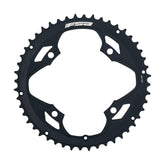 FSA Pro Road 2x11 Speed chainring 120x46T black CNC machined component with 4-hole mount for bicycle drivetrain.