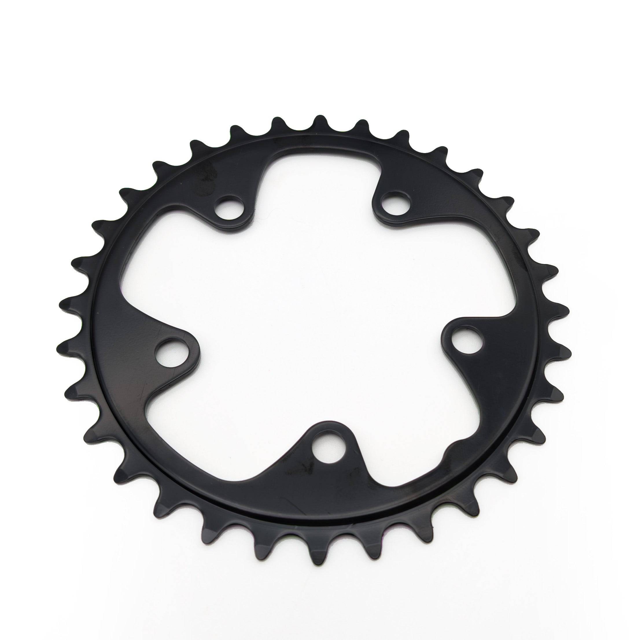 FSA Steel Road Chainring 32T with 80mm BCD and 5-hole mounting for 8-speed bike drivetrain components
