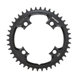 FSA SLK ABS Road 110BCD 1x11 chainring for precise shifting, showcasing the black durable component with mounting holes.