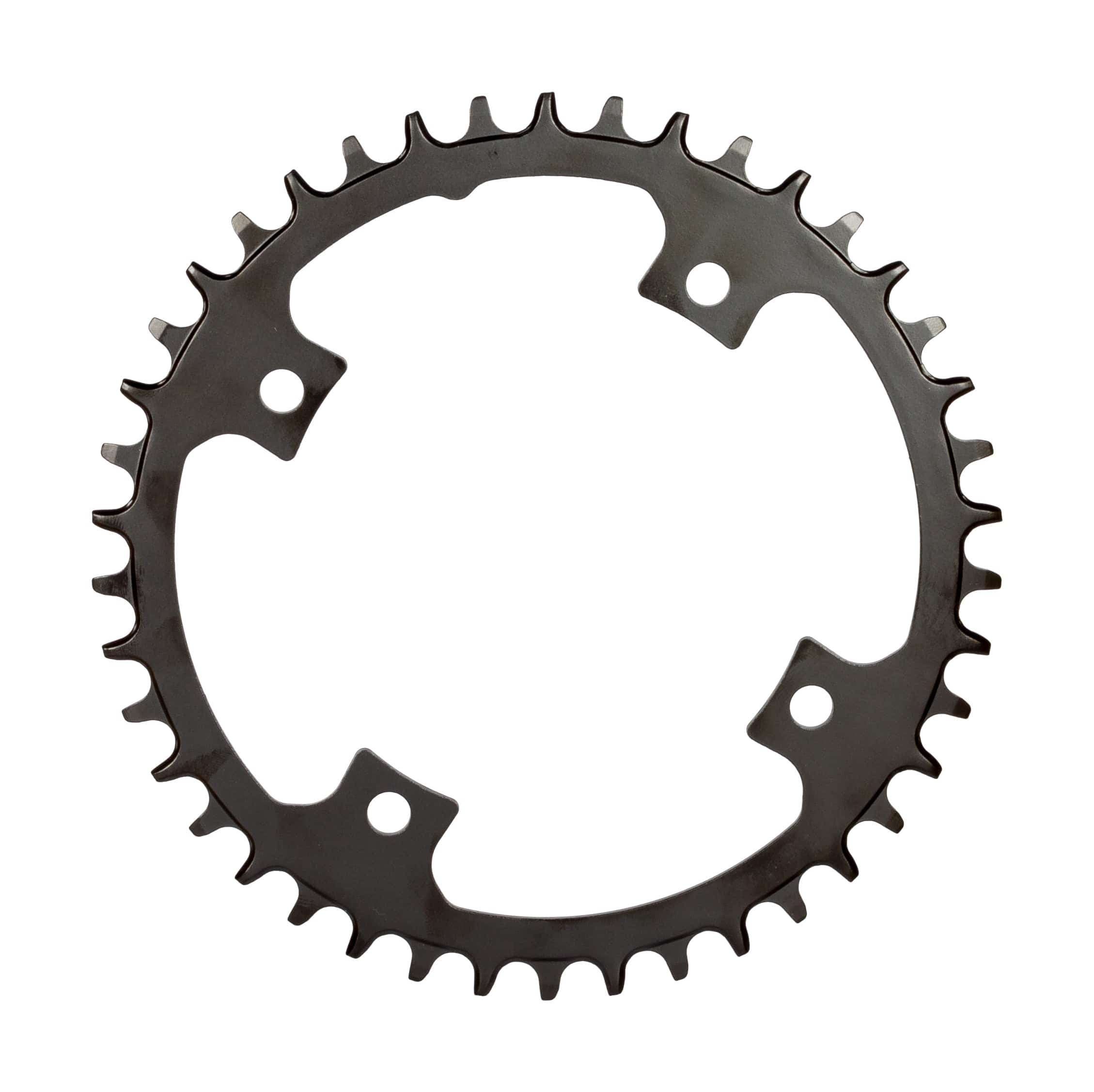 FSA Afterburner Mod MTB 2x11 chainring in black with 38T and 96mm bolt circle diameter, 4-hole mount for mountain bike components.