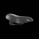 Selle Royal Roomy bike saddle with Slow Fit foam for comfortable cycling, shown on a bicycle component.