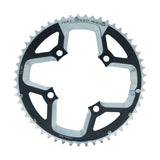 FSA Gossamer ABS road bike chainring, 52T black 2x11 speed CNC machined component with 4-hole mount for performance cycling.