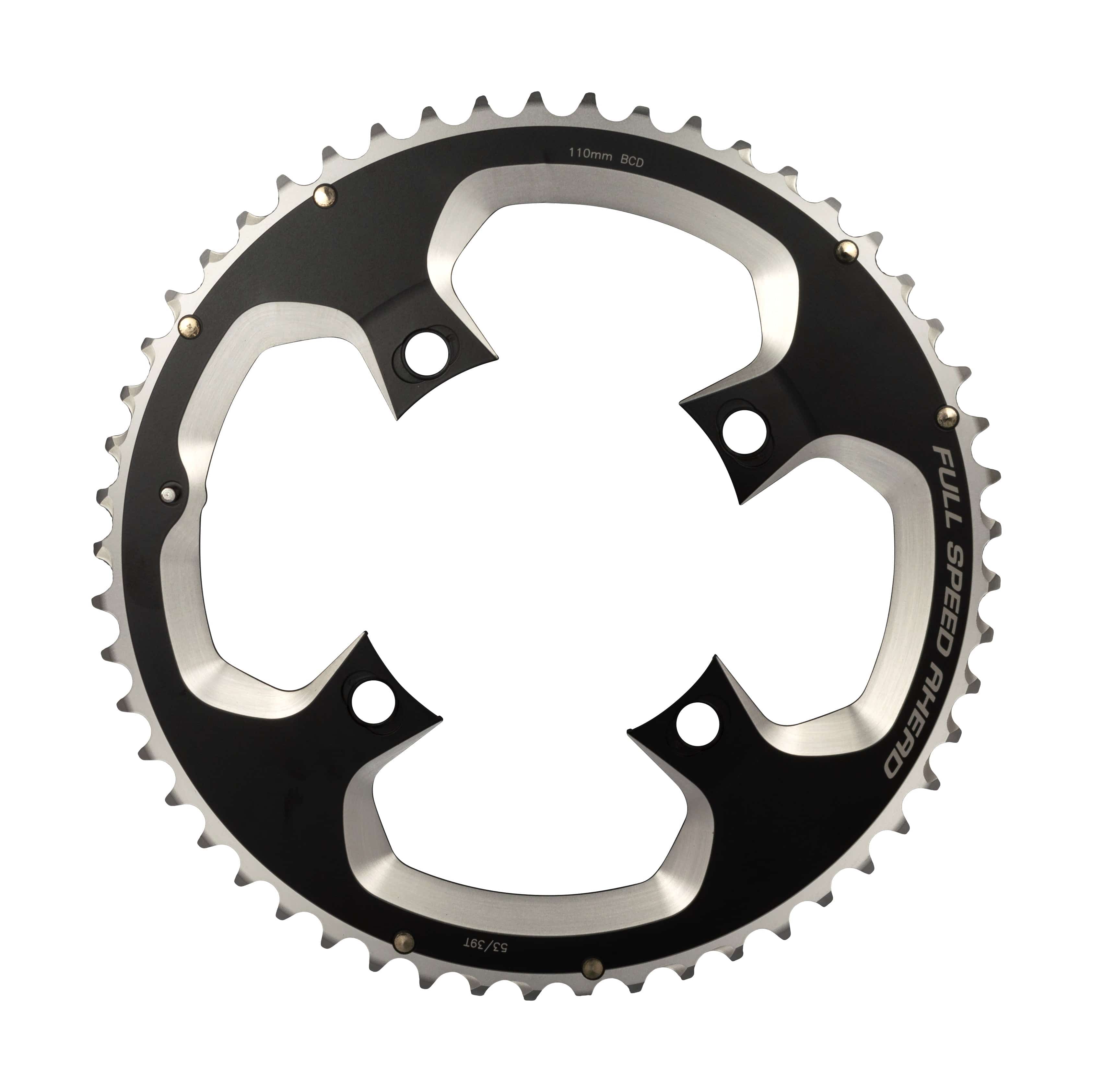 FSA SL-K/PBox Road Chainring (2x11, 110x53T, Black, 4h) | Swinnerton Cycles