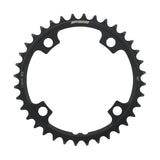 FSA SL-K/Pbox ABS road chainring 2x11 36T black with 4-hole design for SL-K Light crankset, component for bicycle drivetrain.