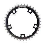 FSA Pro Road 2x11 Speed Chainring, 110x36T black anodised bike component with 5-hole mounting for road cycling.