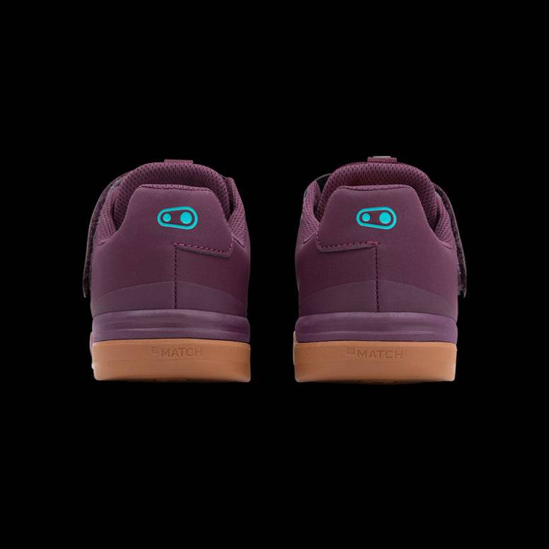 Crank Brothers Stamp Speedlace MTB shoes with flat pedal design, black mountain biking footwear, breathable synthetic upper, and secure fit.