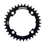 FSA Megatooth MTB 1x11 chainring in black with 104x34T CNC aluminum narrow-wide teeth for mountain biking components