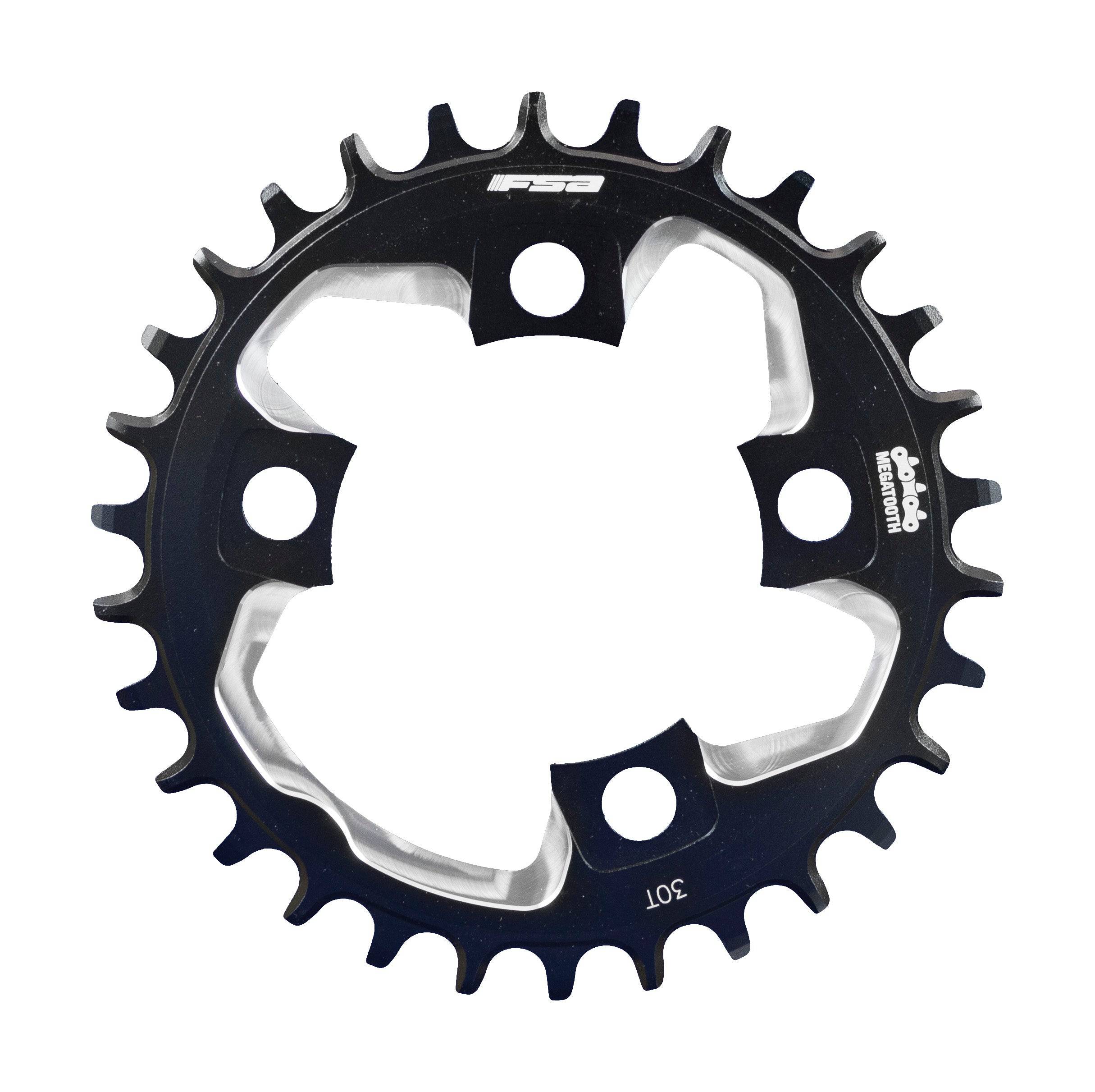 FSA Afterburner ABS MTB 1x11 chainring with 76 BCD, CNC machined aluminum for mountain bike components.