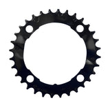 FSA Steel MTB 104x32T 3x10 chainring with 4-hole design, black, compatible with SRAM mountain bike components