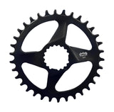 FSA Comet 36T modular MTB chainring in black, designed for 1x11 mountain bike drivetrain, durable and lightweight component