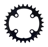 FSA Steel Modular MTB 2x11 Speed Chainring in black with 68x28T teeth and 4-hole mounting design