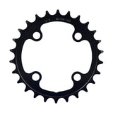 FSA Steel Modular MTB chainring with 68x26T teeth, black 2x11 speed compatible component with 4-hole mount.