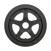 FSA Bosch eBike DM chainring and guard 32T Boost 148 MTB component, black with mounting hardware visible