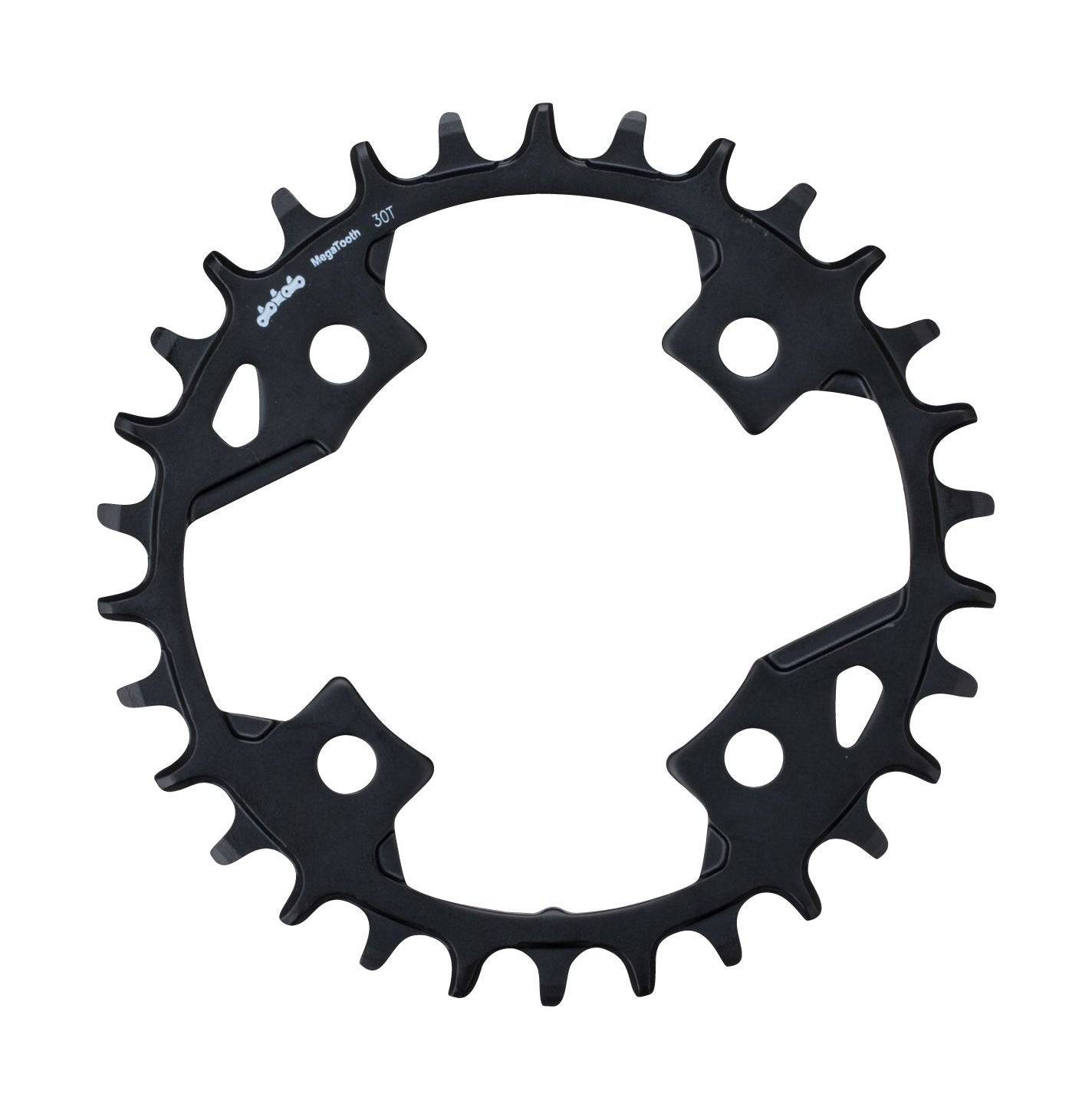 FSA Gamma Pro Alpha 1x11 MTB drive chainring with 82x34T teeth and 4-hole bolt pattern, black metal bike component