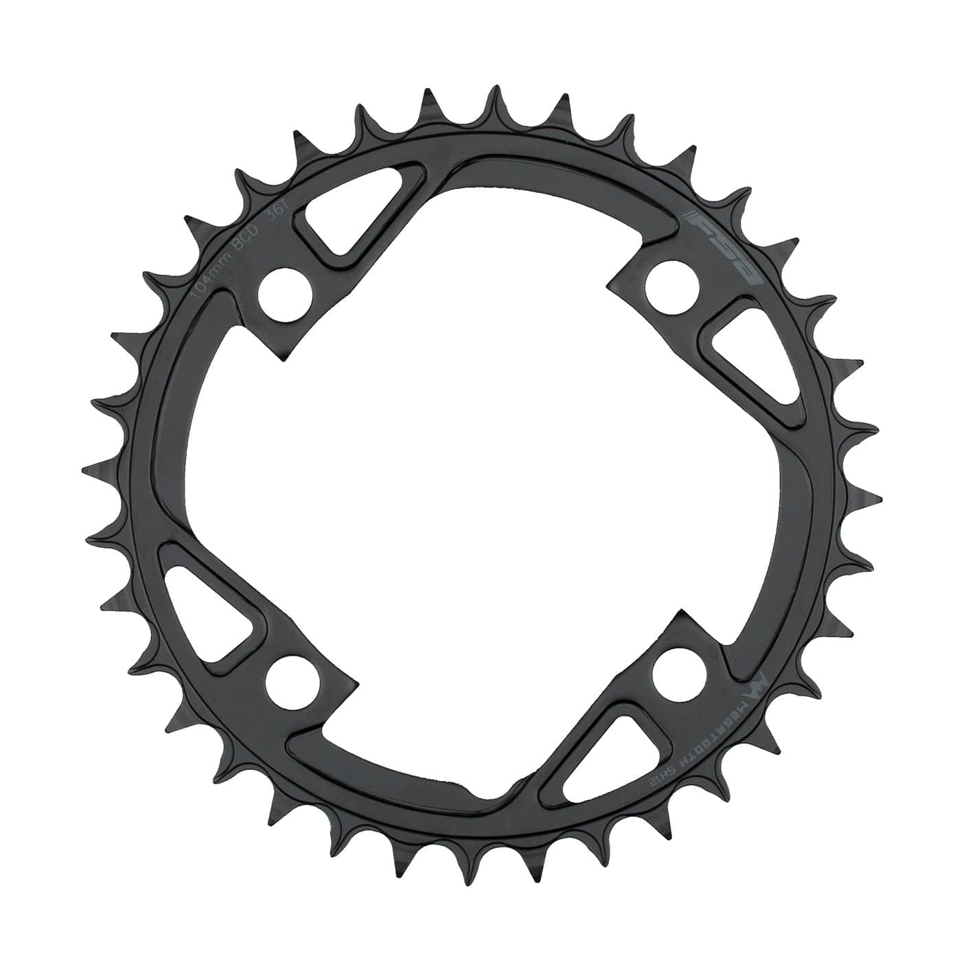FSA Ebike steel 36T 1x12 narrow-wide chainring for MTB with 104 BCD, bicycle drivetrain component.