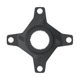 FSA Yamaha Ebike Spider for PW-X3 1x chainring, drivetrain upgrade component, black metal with mounting holes